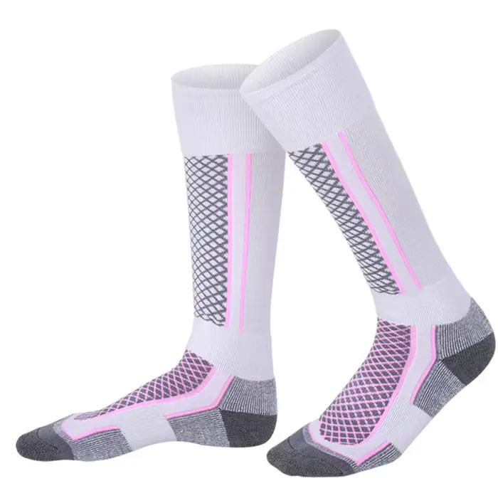 Chaussettes de ski épaissies unisexes pour hommes et femmes, bas respirants, sports de plein air, ra