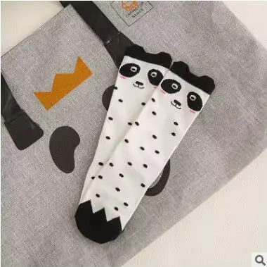 Chaussettes mignonnes en coton pour enfants de 0 à 6 ans, motif Animal de dessin animé, jambières ha