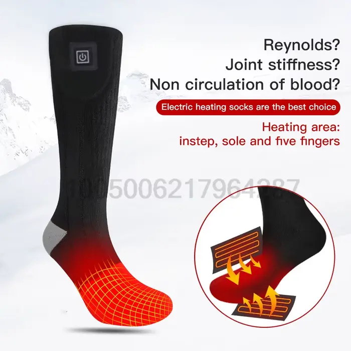 Chaussettes chauffantes d'hiver