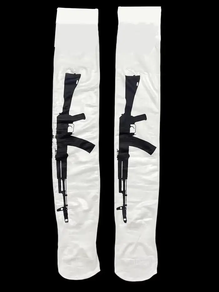 Chaussettes coréennes Y2K simples et polyvalentes au dessus du genou pour femmes, chaussettes en soi