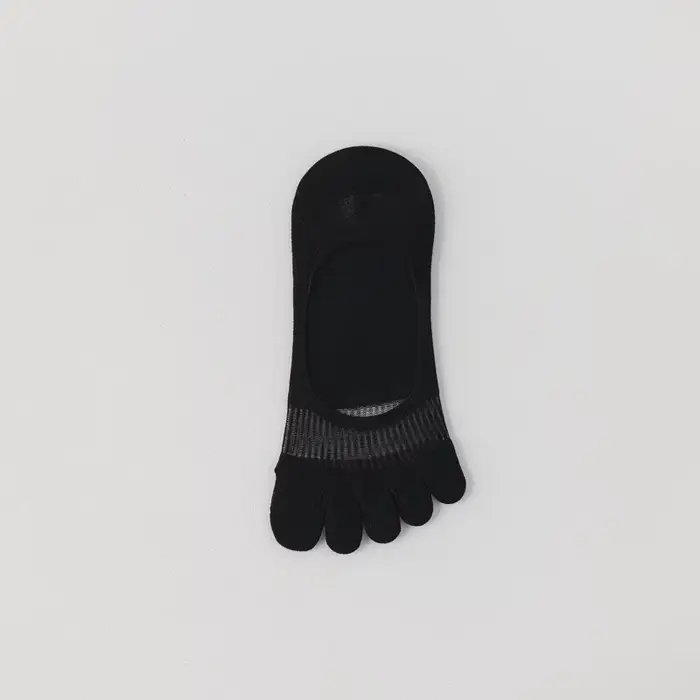 Chaussettes invisibles d'été pour femmes, maille ajourée, fines et respirantes, pantoufles à cinq do
