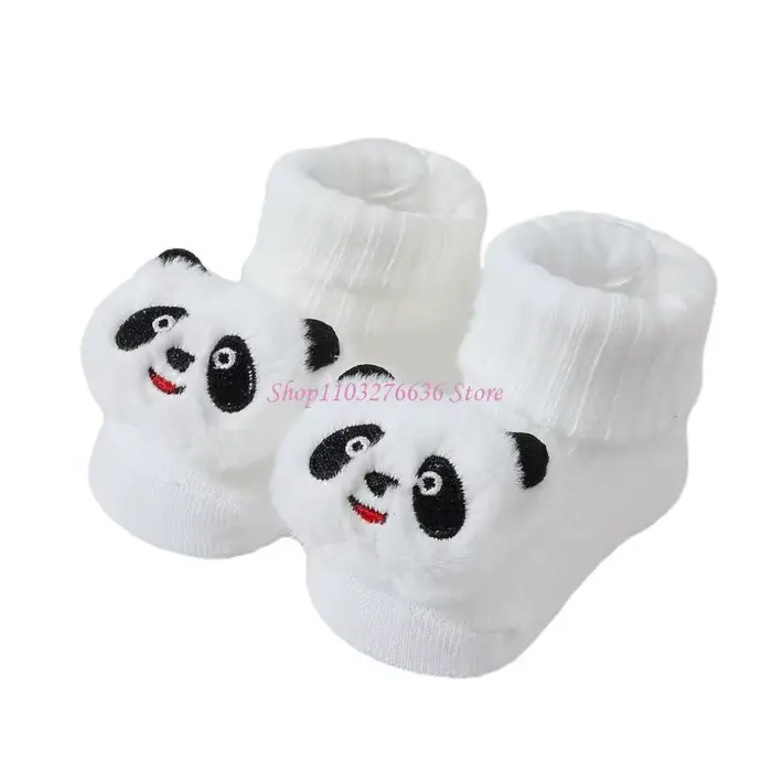 R6fd Mignon Baby Walking Choques Bébé Sock Walking Socks Solid Color Walking Choques légers pour éta