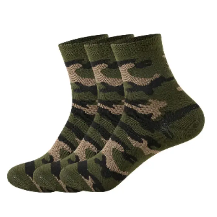 Accessoires de Costume de ventilateur militaire, chaussettes vertes de Camouflage, une paire