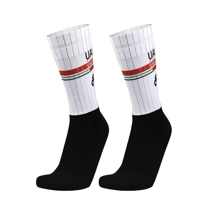 Team Pro Aero Bike 2024 chaussettes sans couture anti-dérapant route chaussettes de course en plein 