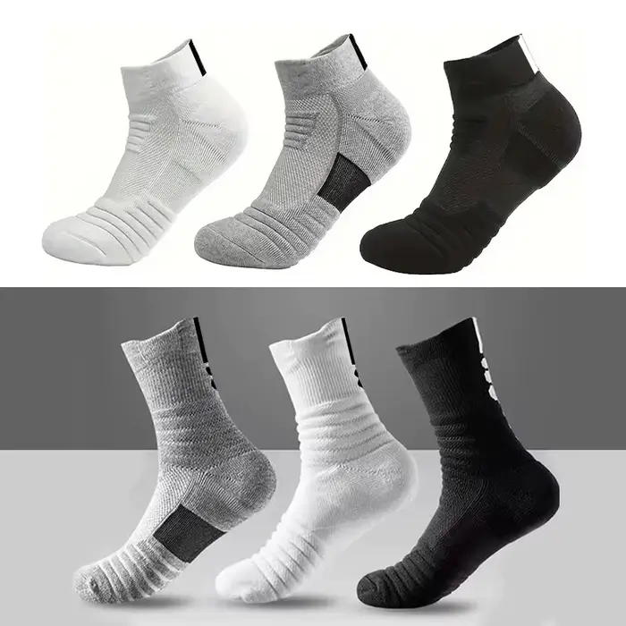 1/3 paires de chaussettes de Football antidérapantes pour hommes