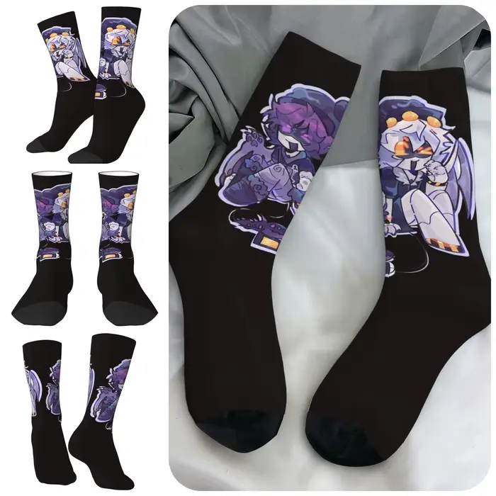 Chaussettes unisexes en fibre de polyester