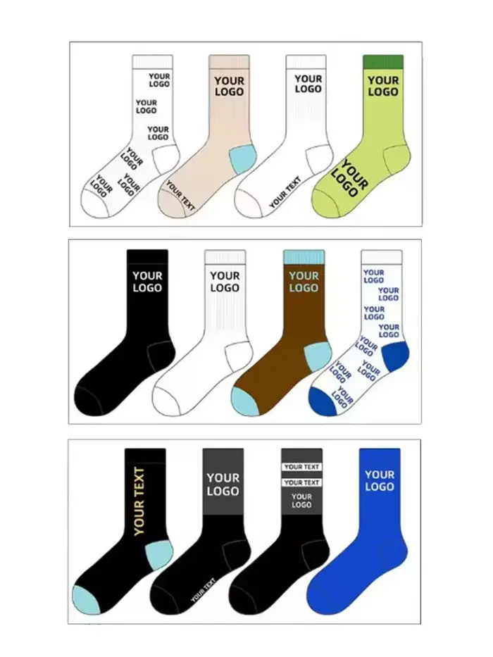 Chaussettes pour hommes et femmes, chaussettes hautes, chaussettes de sport pour le basketball, le f