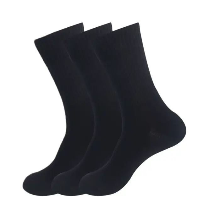 Chaussettes en coton doux pour hommes et femmes, chaussettes de mollet décontractées, lot de 3 à 6
