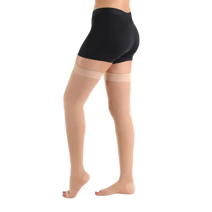 Bas de contention pour hommes et femmes 20-30 mmHg – Chaussettes de soutien ferme pour varices, œdèm