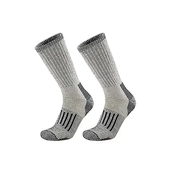 1 paire 80% laine chaussettes épaissir chaud randonnée coussin équipage chaussettes pour hommes femm