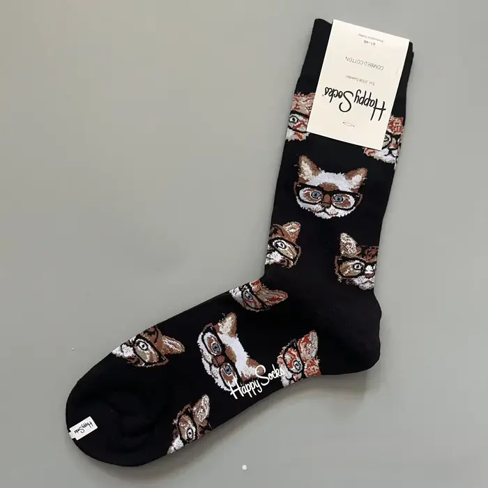 Cotton Happy Socks Chaussette classique pour homme Taille 10 - 13 Doux