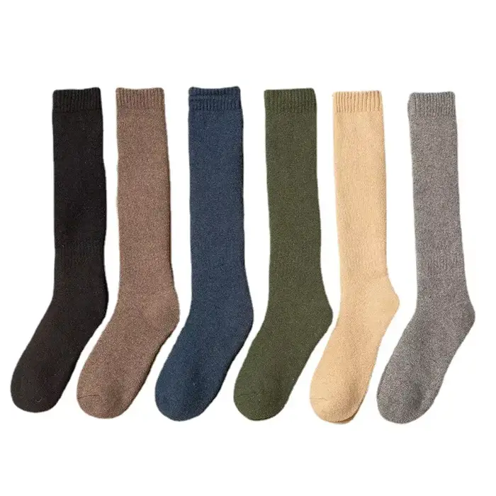 Chaussettes longues en laine pour hommes