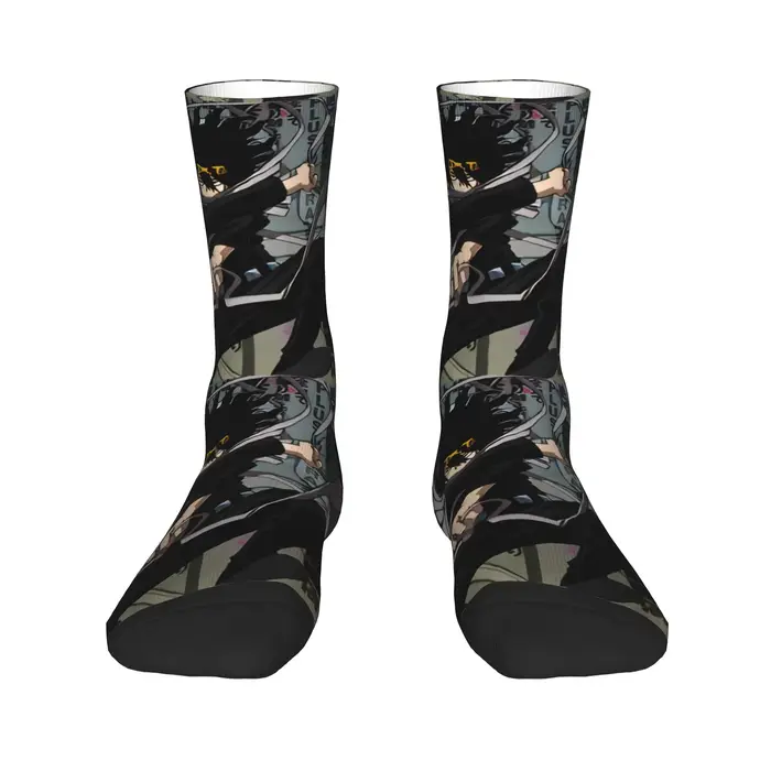 Aizawa Shota Collage chaussettes bas gothiques hommes