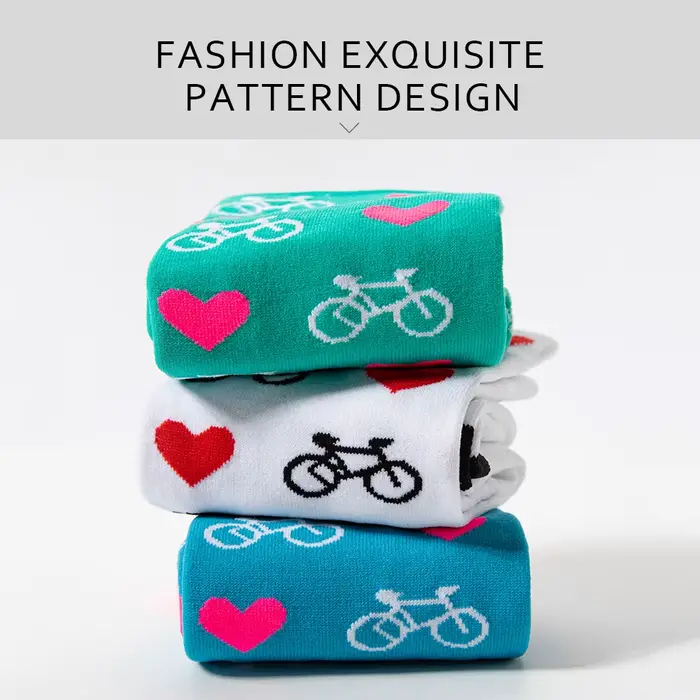 1 paire de chaussettes joyeuses colorées pour hommes