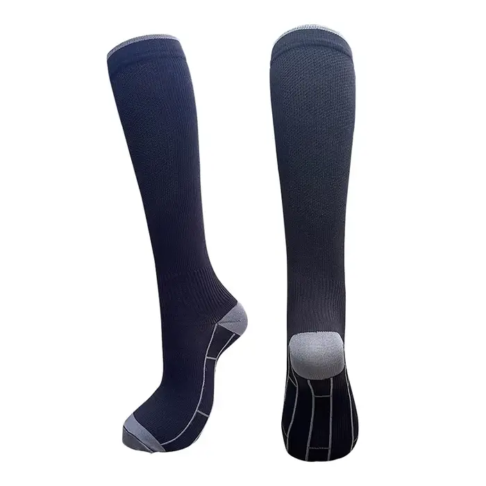1/4 paires de chaussettes de Compression pour hommes et femmes, 20-30 mmhg, chaussettes de soutien d