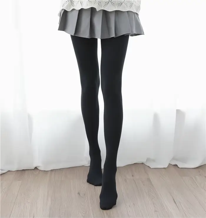 Collants en velours blanc lait pour filles, chaussettes de danse Lolita fines et mignonnes pour dame