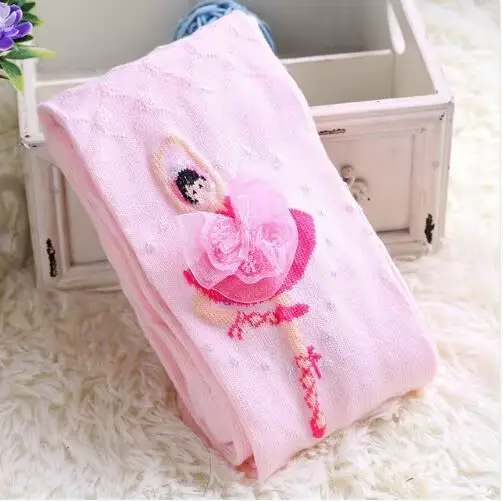 Collants élastiques pour filles, bas de danse en coton pour enfants de 2 à 8 ans