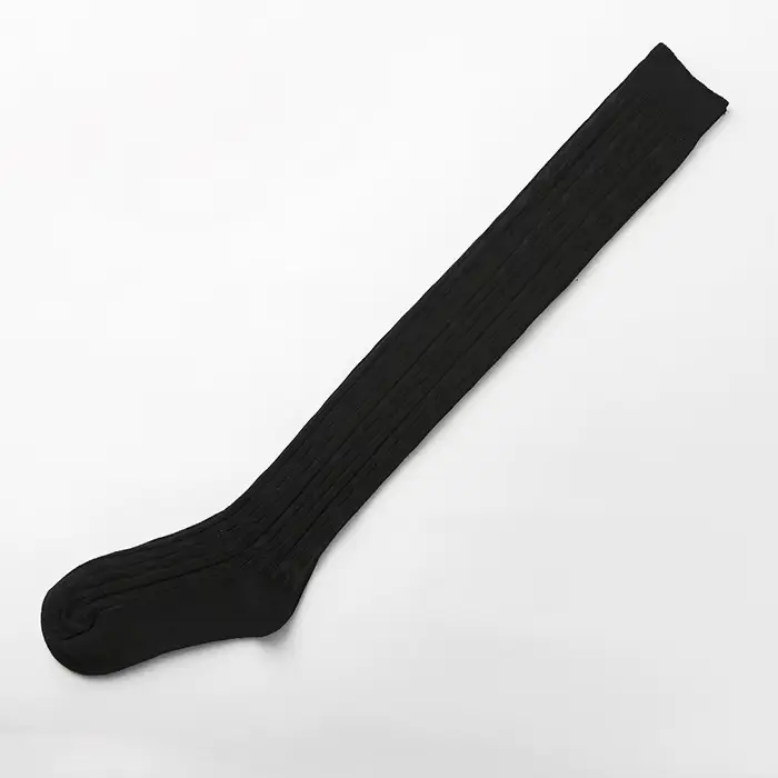 1 3 5 paires de chaussettes thermiques confortables en tricot au dessus du genou pour femmes, chauss