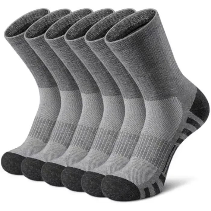 8 pièces-4 paires chaussettes de sport amorti respirant