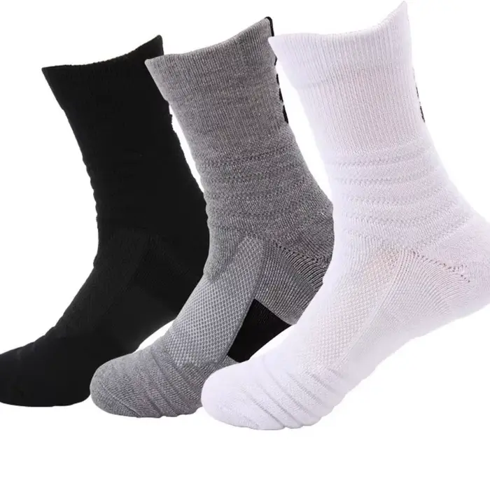 Chaussettes de sport mi-mollet pour hommes