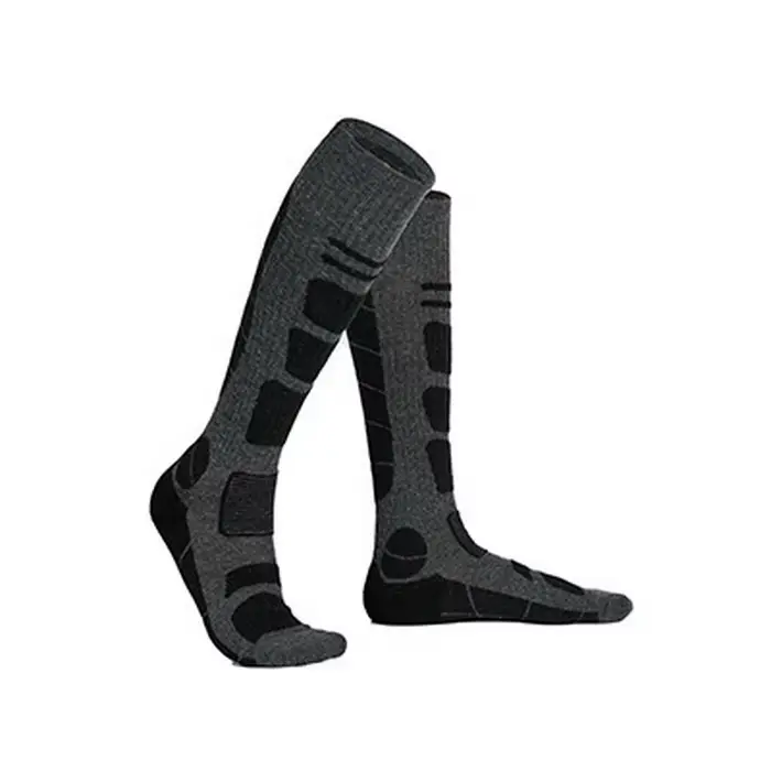 1 paire laine mérinos Chaussettes de Compression chaudes hiver pour hommes pour la randonnée en snow