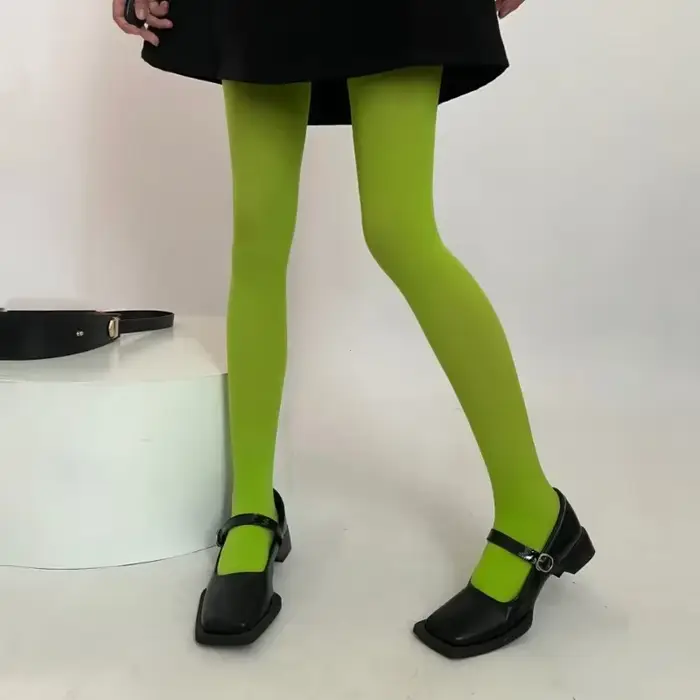 Collants Sexy pour femmes, bas longs, couleur rouge, velours, sans couture, printemps été automne, grands collants élastiques, Resille Rouge